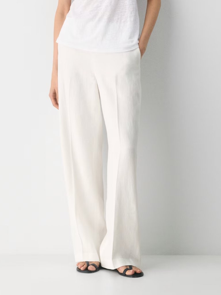 Nwt Aritzia Babaton Parity Pant Powerlinen In Light Birch